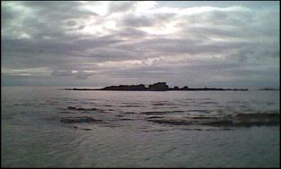 sinister reef just off shore